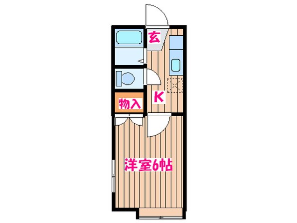 ロフティ苦竹の物件間取画像